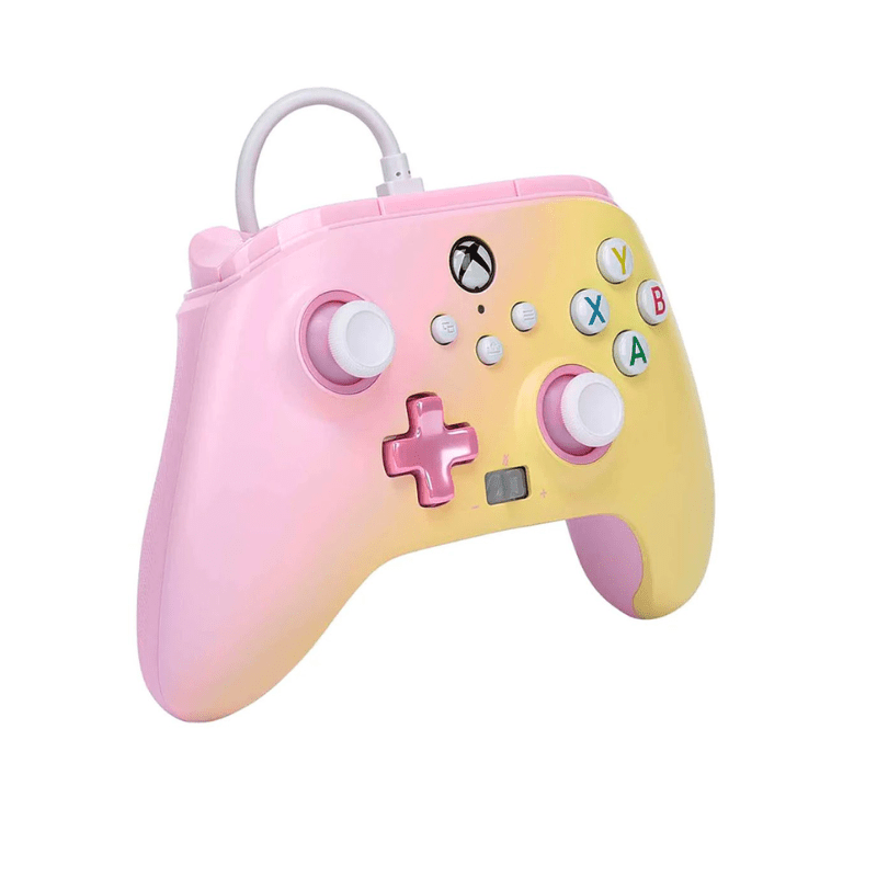 Control Xbox S/X PowerA Con Cable - Rosado Amarillo - Bestmart