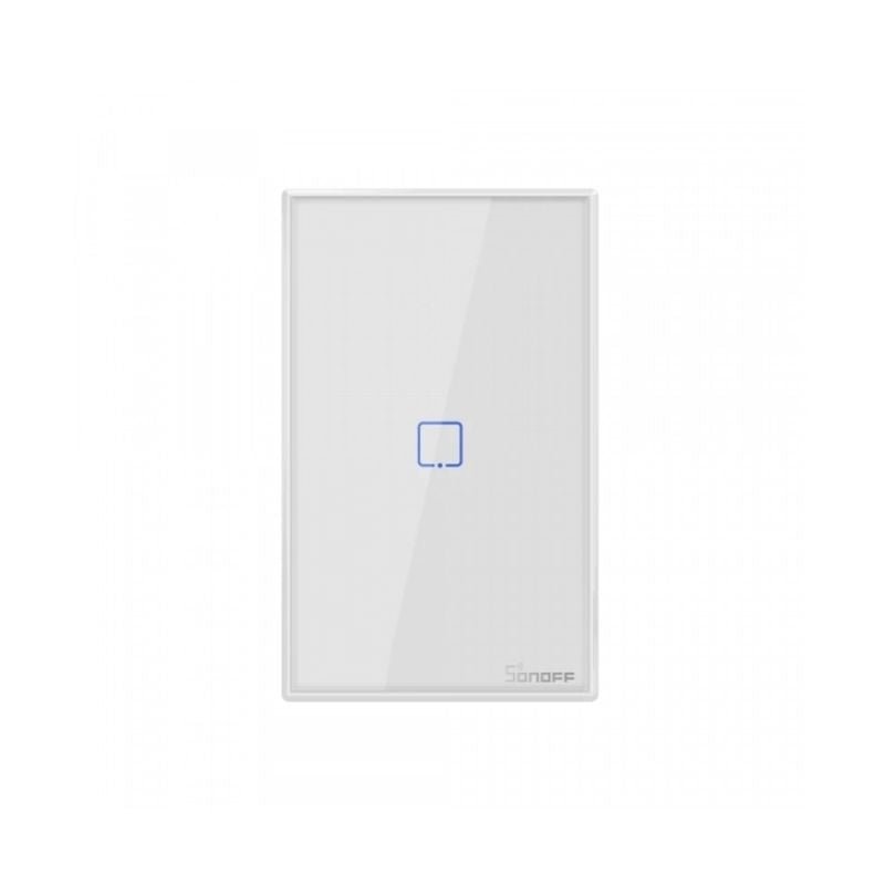 Interruptor de pared Sonoff de 1 canal WiFi + RF (blanco) - Bestmart
