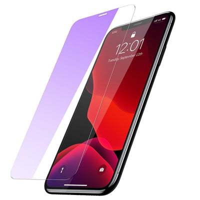 Lamina protectora de vidrio templado Iphone X/XS Anti - bluelight 0.3mm Baseus - Bestmart
