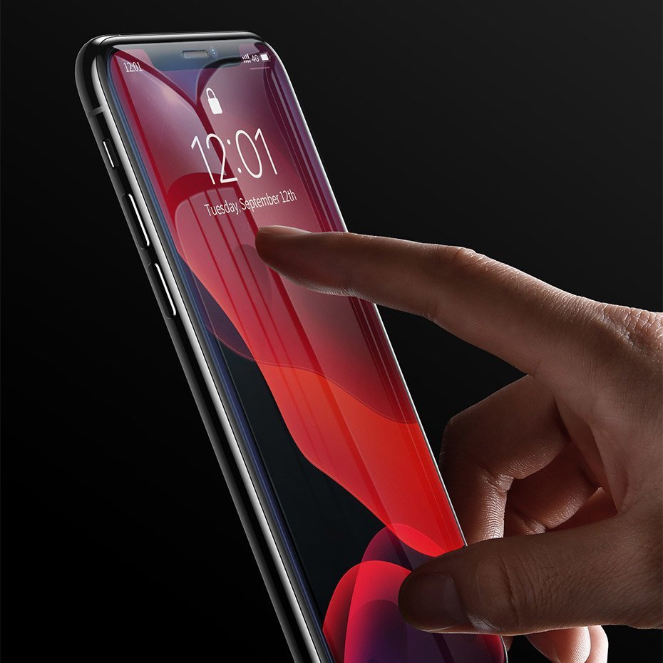 Lamina protectora de vidrio templado Iphone X/XS Anti - bluelight 0.3mm Baseus - Bestmart