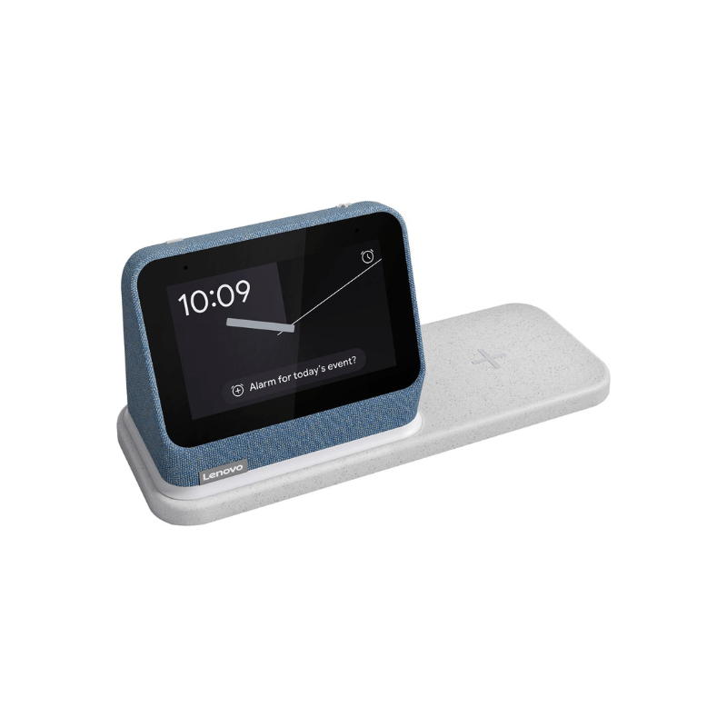 LENOVO SMART CLOCK 2 - Azul - Con base de Carga Inalambrica - Bestmart