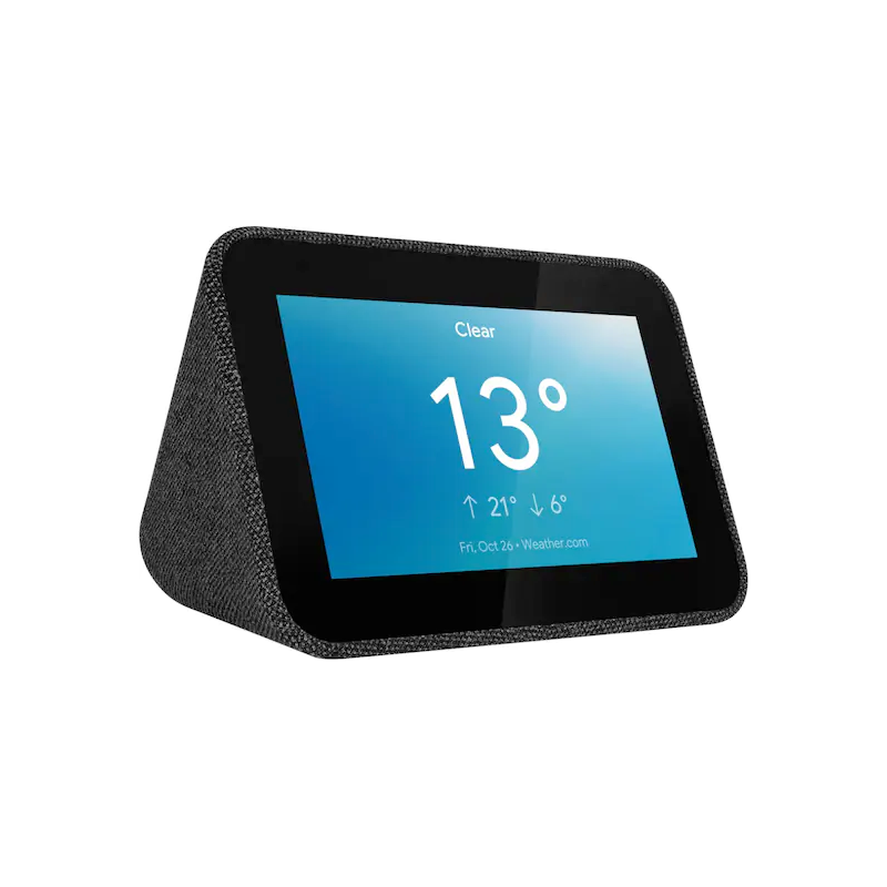 LENOVO SMART CLOCK 4'' - Con Asistente de Google - Negro