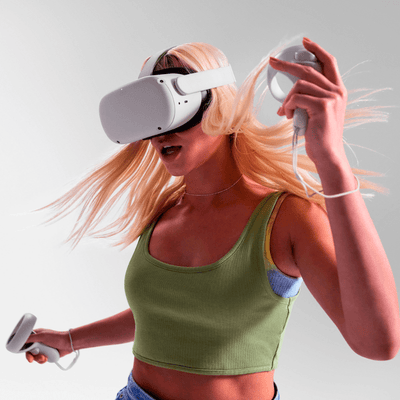 Oculus - Auriculares VR - Meta Quest 2 - Resident Evil 4 Bundle con Beat Saber - 128 GB - Bestmart