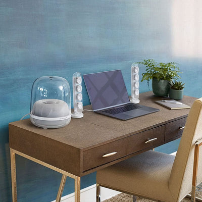 Parlantes Bluetooth Harman Kardon SoundSticks 4 - Blanco Transparente - Bestmart