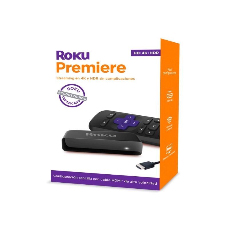 Roku PREMIER 4K HDR (Reacondicionado) - Bestmart