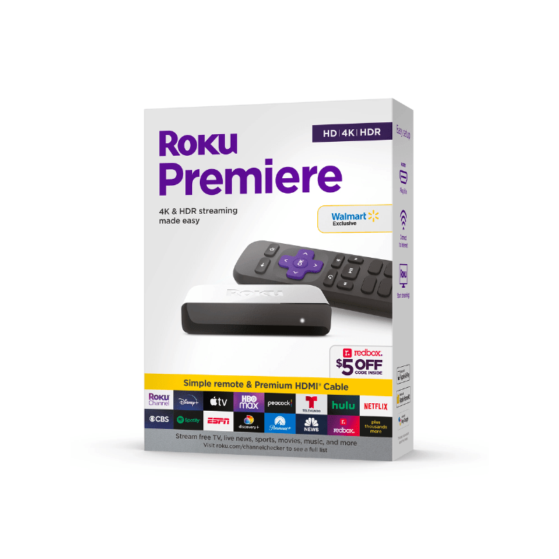 Roku Premiere 4K HDR Streaming - Modelo 3920RW (2022) - Bestmart
