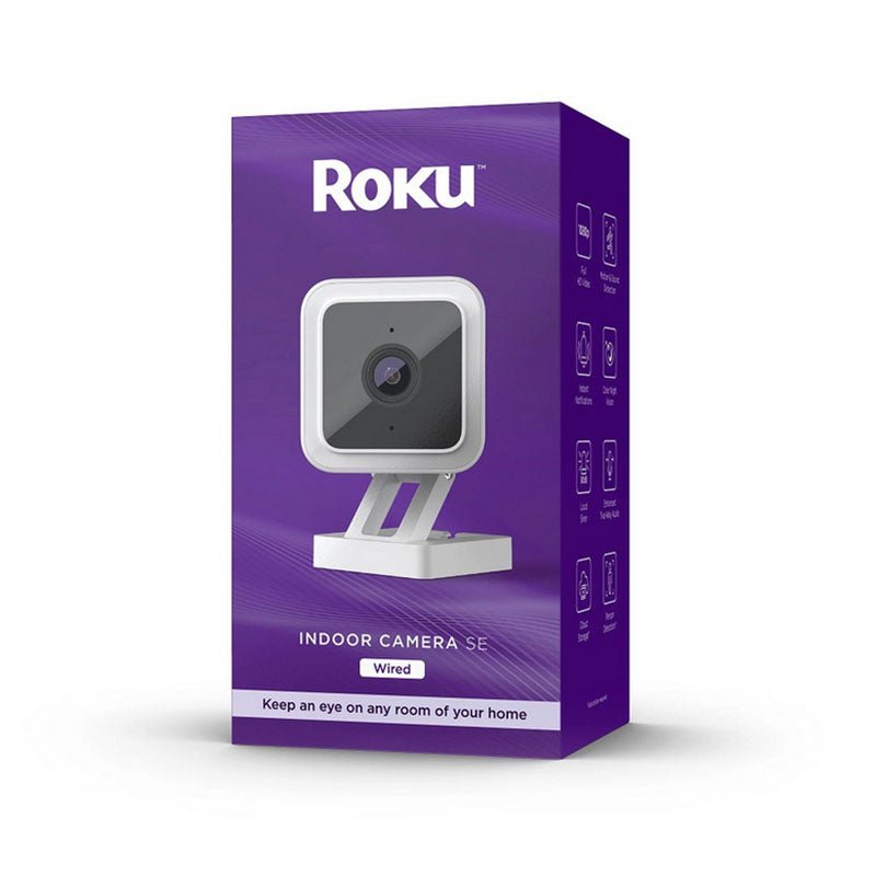 Roku Smart Home Camara de Seguridad Interior - Cableada - Modelo CS1000R - Bestmart