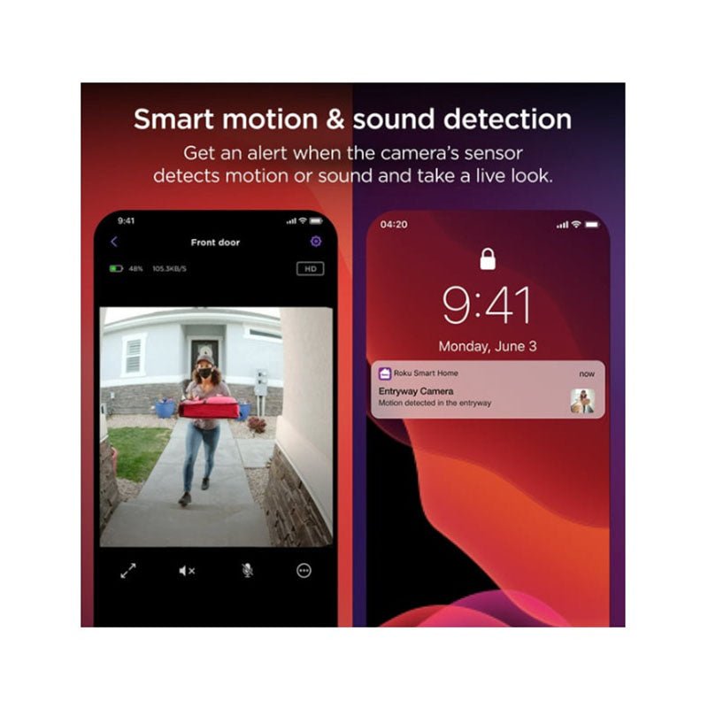 Roku Smart Home Timbre con Cámara - Cableado - Modelo DS1000R - Bestmart